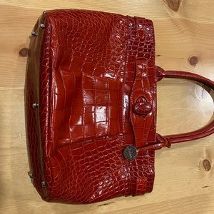 Red Furla shoulder bag